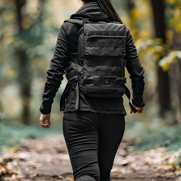 Personne marchant avec un gilet lesté pour illustrer les bienfaits de la marche avec charge